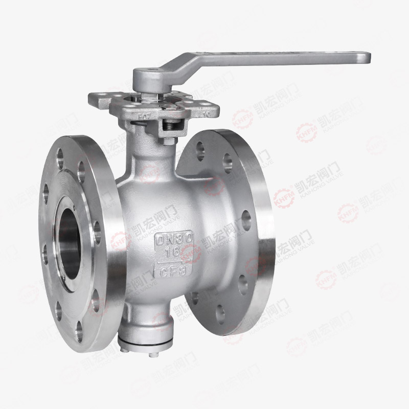 高平臺(tái)V型法蘭球閥