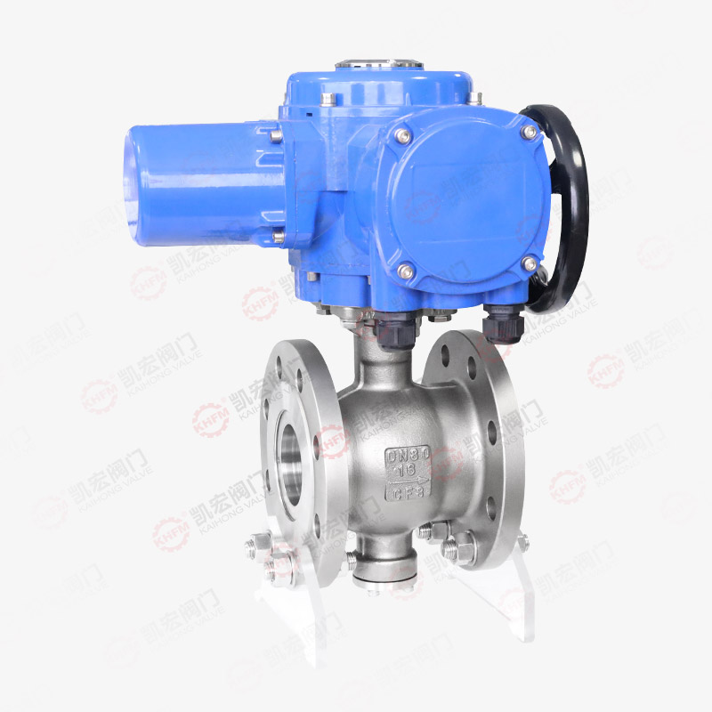 電動(dòng)V型法蘭球閥